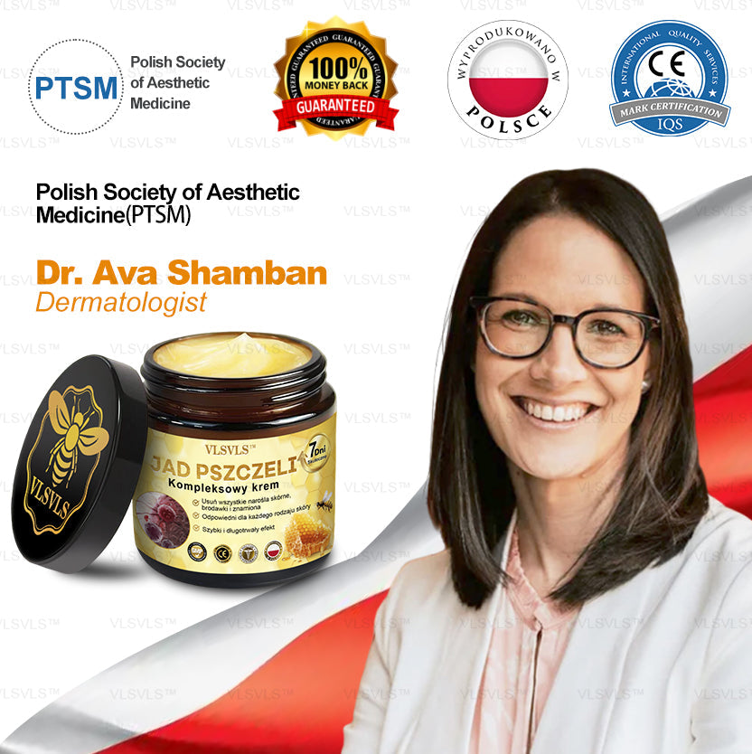 VLSVLS™ Krem Komprehensywny z Jadami Pszczół 🇵🇱 Rekomendowany przez Dermatologów🇵🇱