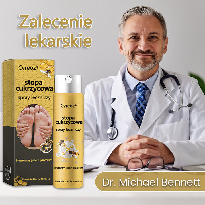 ✅Spray leczniczy z jadem pszczelim Cvreoz® do gojenia i regeneracji ran na dłoniach i stopach🎉