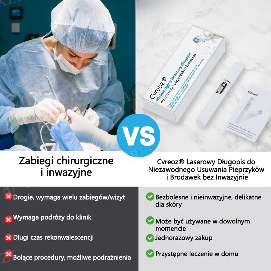 🏆Cvreoz® nowy nieinwazyjny laser do usuwania pieprzyków i brodawek🏆