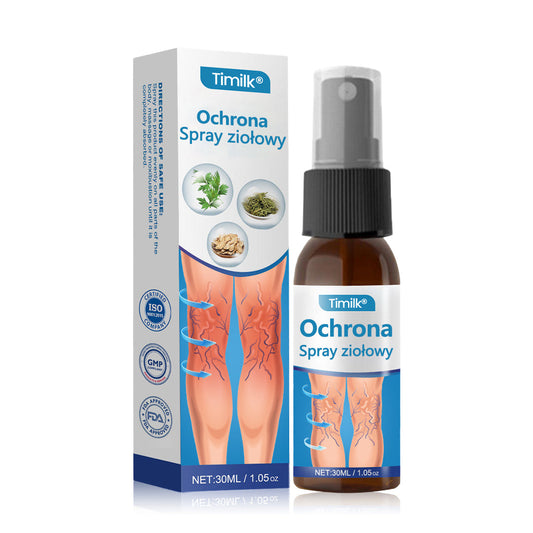 Timilk® VeinGuard – Ziołowy Spray na Żylaki z Potwierdzoną Skutecznością w 7 Dni!🌿