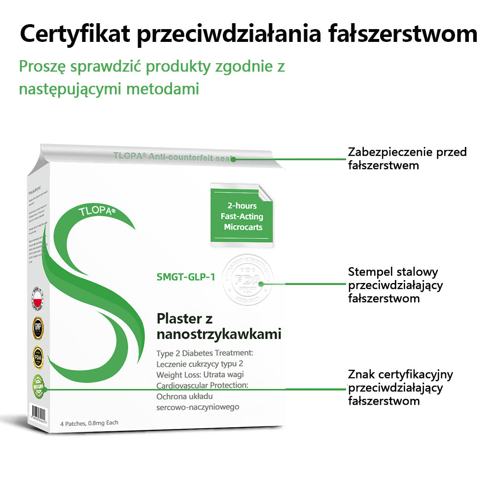 [Zobacz wyniki w ciągu 7 dni]🌻𝗧𝗟𝗢𝗣𝗔® 𝗚𝗟𝗣-𝟭 Nano Microneedle Patch🎀(Bezbolesny, długotrwały, zwalczający cukrzycę, otyłość i choroby układu krążenia)